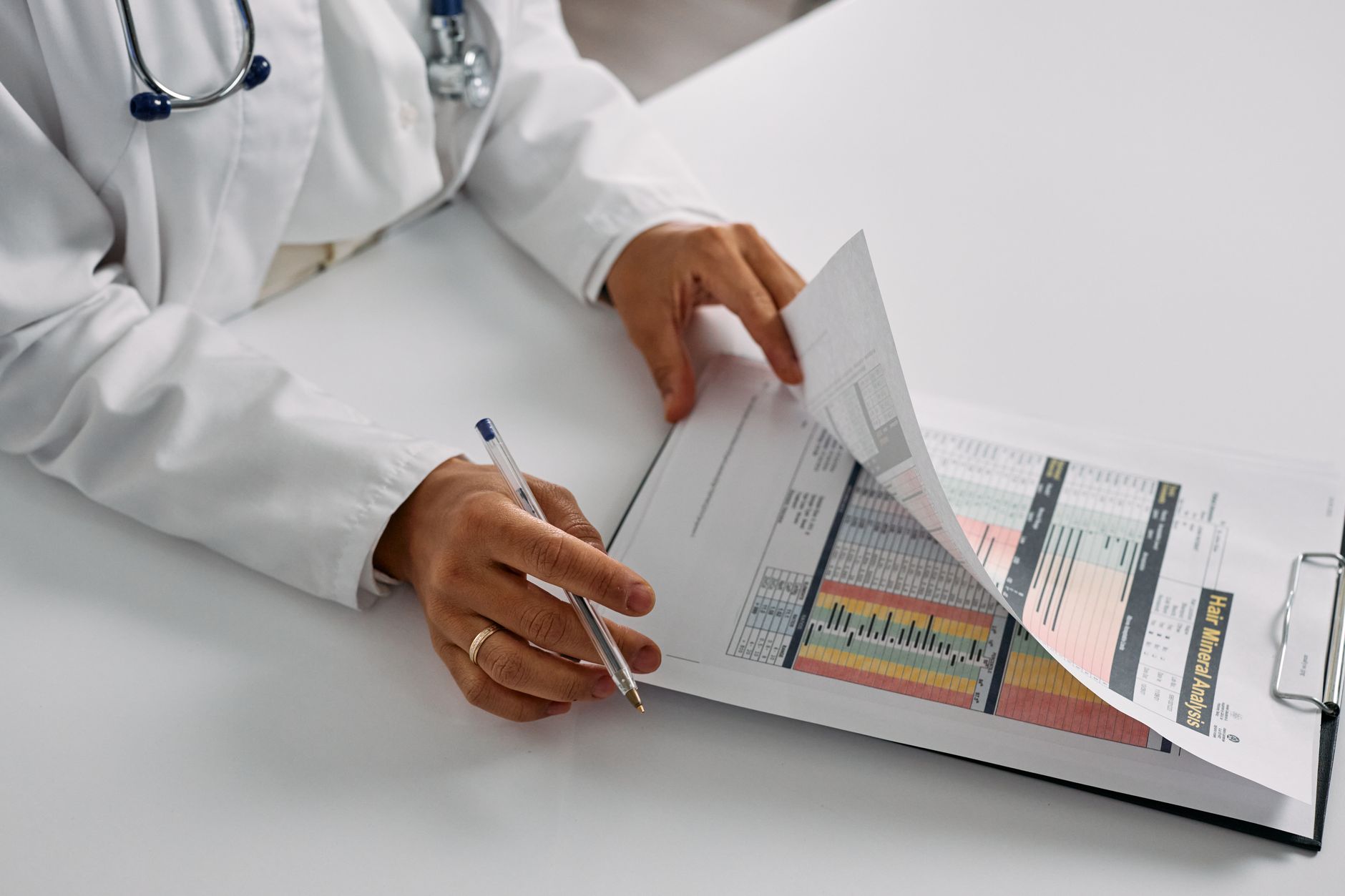 A dashboard chart tracking quality-measure performance over time